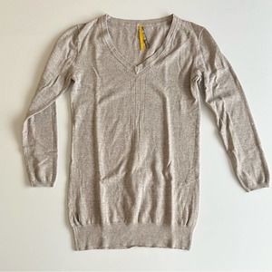 Lole sweater tunic, heather oatmeal, xs